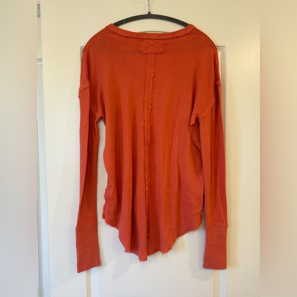NWOT Free People Colby Long Sleeve Tee - Picture 4 of 8